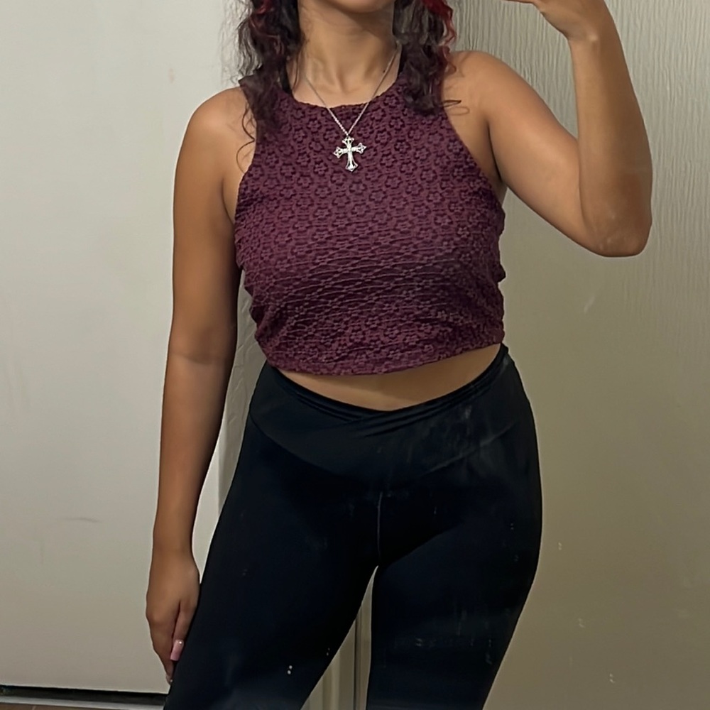 Kimchi blue lace halter top